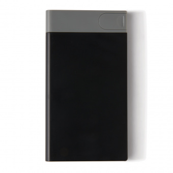 Зарядное устройство с USB–флешкой на 8 ГБ, 2500 mAh, черный