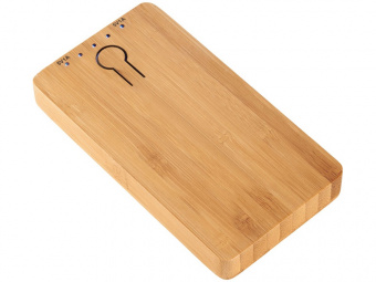 Портативное зарядное устройство Bamboo, 5000 mAh (коричневый)