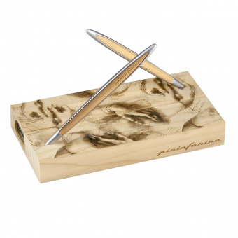 Набор из двух ручек Pininfarina Cambiano BOX CEDARWOOD
