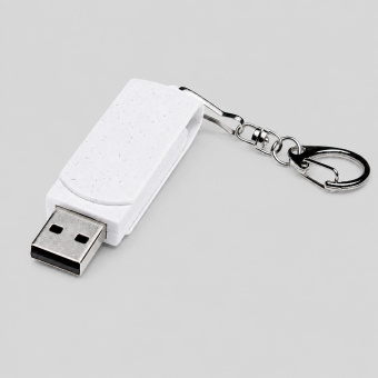 USB 3.0- флешка промо Варуна на 256 ГБ с поворотным механизмом (белый)