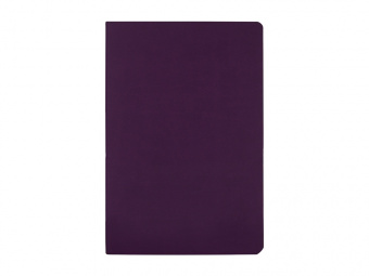 Бизнес тетрадь А5 Megapolis Velvet flex soft touch (фиолетовый)