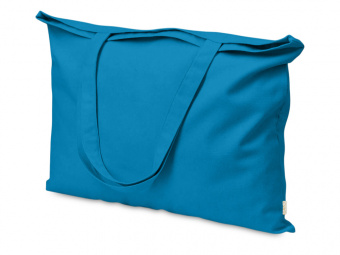 Сумка-оверсайз Rejenny из переработанного хлопка 320 г/м2 (морская волна)