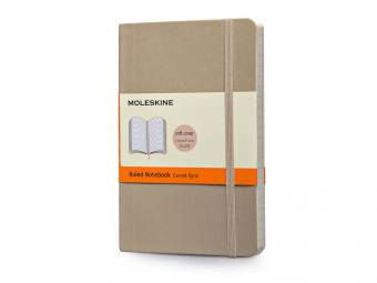 Записная книжка А6 (Pocket) Classic Soft (в линейку) (бежевый)