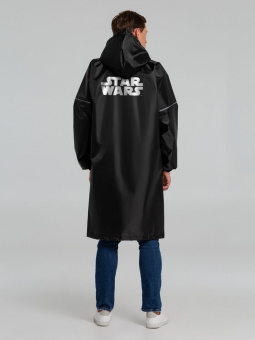 Дождевик со светоотражающими элементами Star Wars, черный