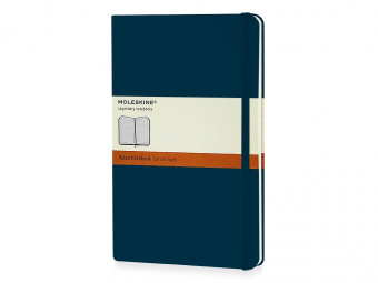 Записная книжка А5 (Large) Classic (в линейку) (синий)