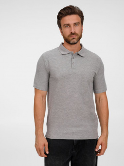 Рубашка поло унисекс Tervise, серый меланж Рубашка поло унисекс Tervise, серый меланж