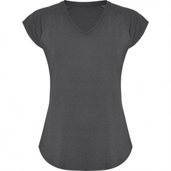 Спортивная футболка AVUS женская, ПЁСТРЫЙ ЭБЕНОВЫЙ L