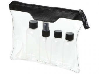 Набор для ручной клади Munich (прозрачный, черный)