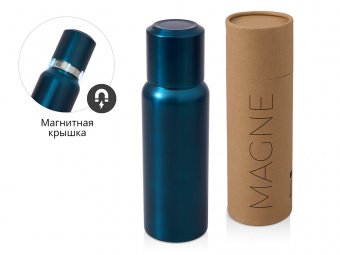 Вакуумный термос c магнитной крышкой Magne, 500 мл (темно-синий)
