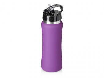 Бутылка для воды Bottle C1, сталь, soft touch, 600 мл (фиолетовый)