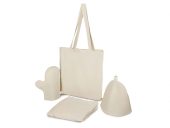 Банный набор с парео Healing Light, женский (белый)