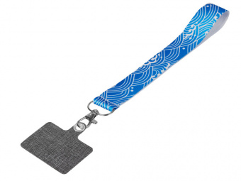 Браслет-ремувка под сублимацию для телефона (белый, серый)