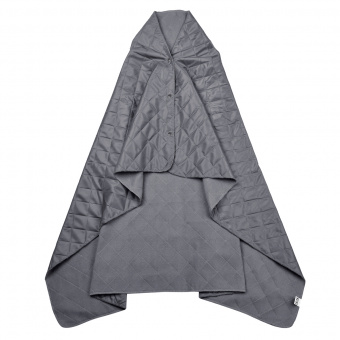 Плед PONCHO, тёмно-серый