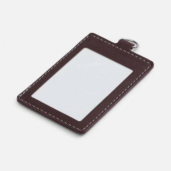 Чехол для пропуска и карточек Detalli, коричневый
