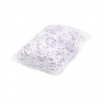 Наполнитель - стружка бумажная 4мм белый 50 г.