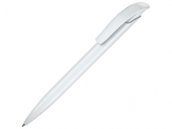 Ручка пластиковая шариковая Challenger Polished (белый)