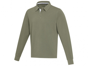 Толстовка-поло Clyde унисекс (зеленый)