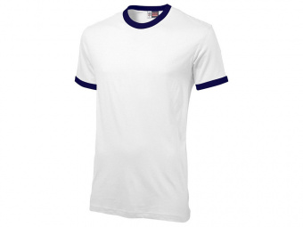 Футболка Adelaide мужская (белый, темно-синий)