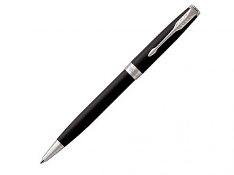 Ручка Parker шариковая Sonnet Core Matte Black Lacquer CT (черный, серебристый)