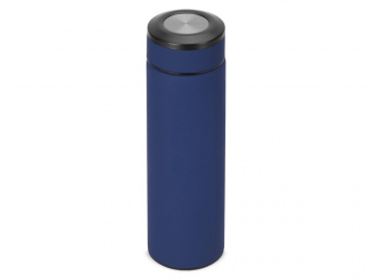 Вакуумный термос Vacuum Flask C1, soft touch, 420мл (темно-синий)