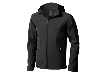 Куртка софтшел Langley мужская (антрацит)