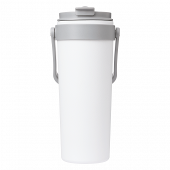 Термокружка вакуумная Соло, белая