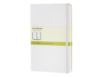 Записная книжка А5  (Large) Classic (нелинованный) (белый)