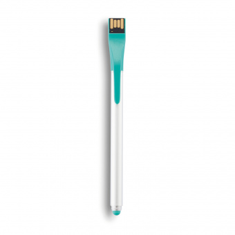 Ручка-стилус Point | 01 с флешкой на 4 ГБ, зеленый Ксиндао (Xindao)