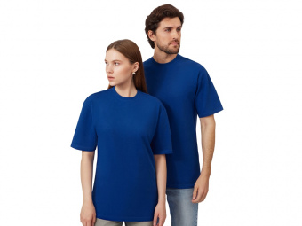 Футболка из френч терри Warsaw, унисекс (синий классический )