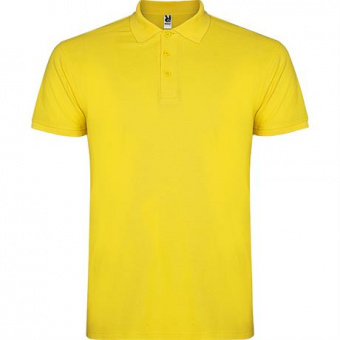 Футболка поло STAR мужская, ЖЕЛТЫЙ L