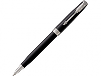 Ручка шариковая Parker Sonnet Core Black Lacquer CT (черный, серебристый)