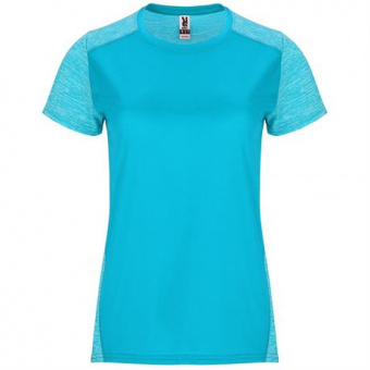 Спортивная футболка ZOLDER WOMAN женская, БИРЮЗОВЫЙ/ПЁСТРЫЙ БИРЮЗОВЫЙ 2XL