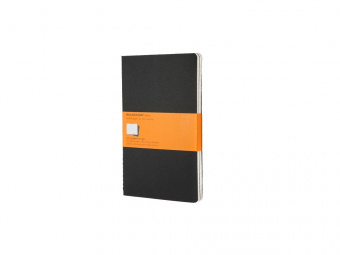 Набор записных книжек А5 Cahier (в линейку), 3 шт (черный)