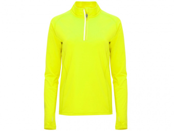 Толстовка с воротом на молнии Melbourne женская (неоновый желтый)