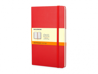 Записная книжка А6 (Pocket) Classic (в линейку) (красный)