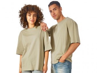 Футболка оверсайз Liyon унисекс (оливковый)