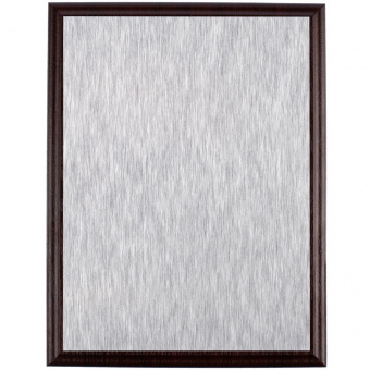 Плакетка Plaque, большая, вишня с серебристой пластиной