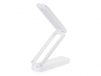 Складывающая настольная лампа с подставкой для телефона Stack N, 3 Вт (белый)