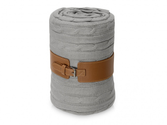 Плед акриловый Braid NEW (зеленый дымчатый )