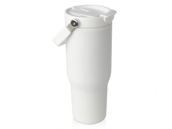 Термостакан Bronx из меди и переработанной нержавеющей стали, 900мл (белый)