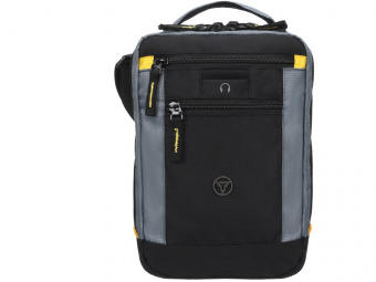 Сумка кросс-боди (черный, серый)