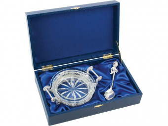 Икорница (серебристый, прозрачный)