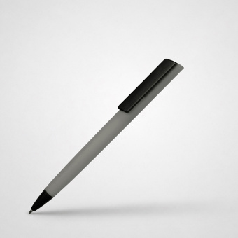 Ручка пластиковая шариковая C1 soft-touch (серый)