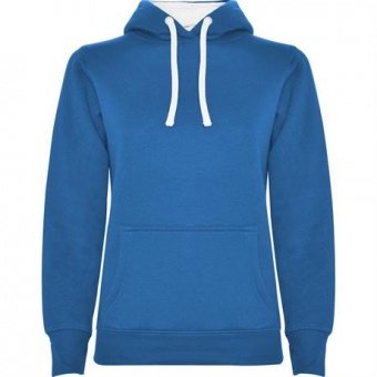 Толстовка URBAN WOMAN женская, КОРОЛЕВСКИЙ СИНИЙ/БЕЛЫЙ 2XL