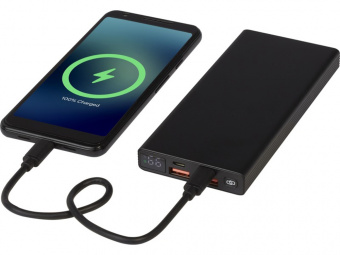 Внешний аккумулятор Hybrid, 10000 mAh (черный)