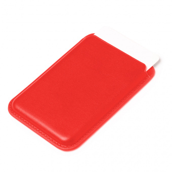 Магнитный держатель карт на телефоне WASAT, красный