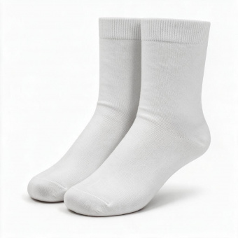 Носки однотонные Socks женские (белый)