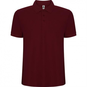 Футболка поло PEGASO PREMIUM мужская, ГРАНАТОВЫЙ 3XL