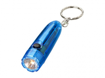 Брелок-фонарик Bullet (синий прозрачный)