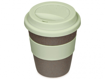 Стакан из бамбукового волокна Café (оливковый, серый)